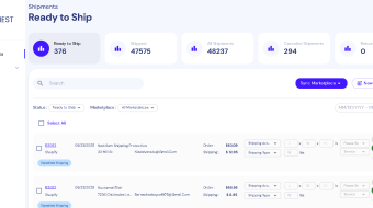 shipnest dashboard